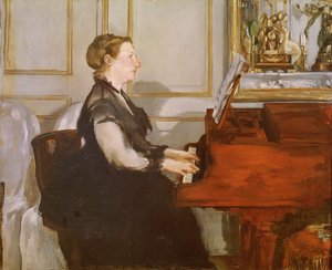 Madame Manet no Piano, 1868